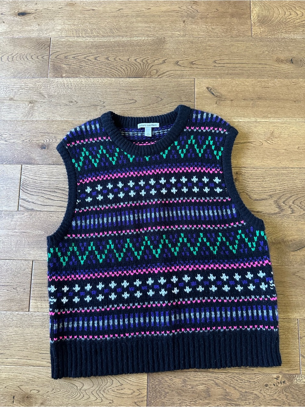 Autumn Cashmere 100% Cashmere Vest L